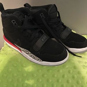 Nike Air Jordan’s - Size 13C - Black, red and gray in color. Perfect condition.